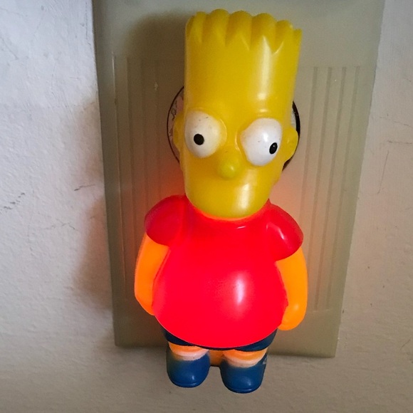 Rare 1990 BART Simpson Night Light bundle - Picture 3 of 8